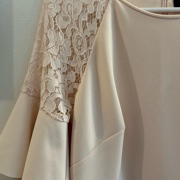 RALPH LAUREN Women Blush Pink Bell Ruffle Sleeve Evening Dress Size 6 AUTHENTIC - Picture 4 of 9